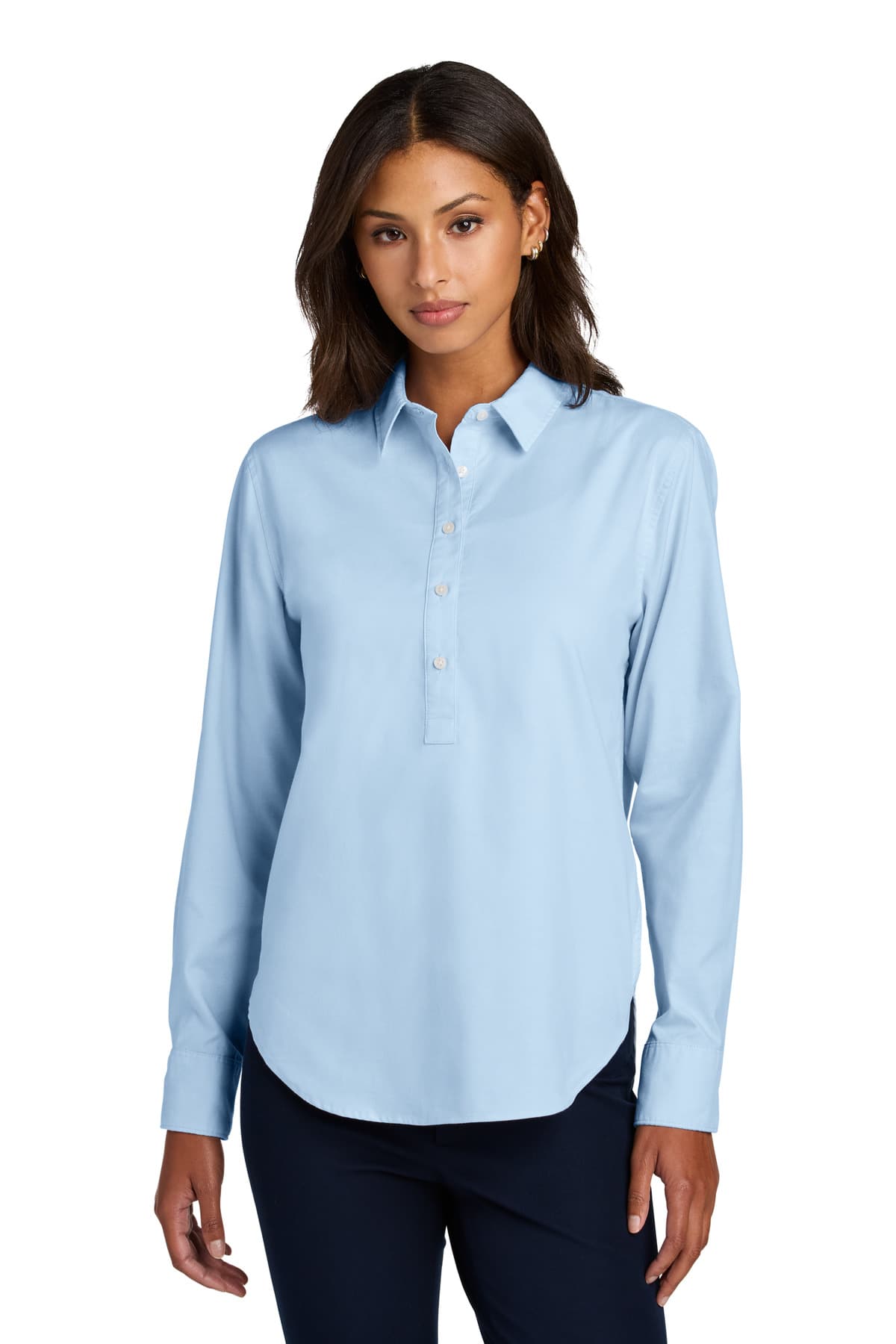 Mercer+Mettle ® Women's Long Sleeve Modern Oxford Shirt MM2003 thumbnail 7