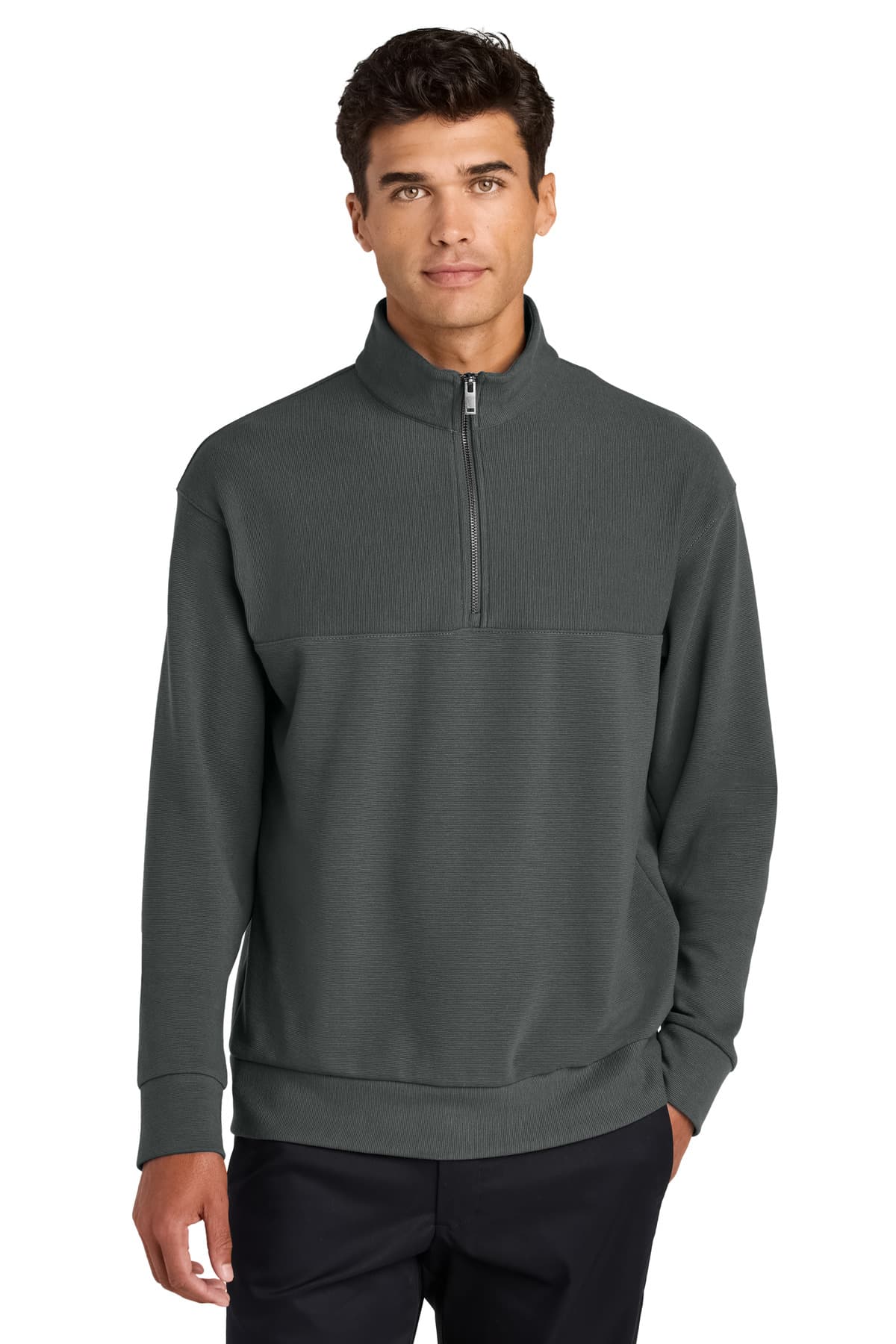 Mercer+Mettle ® Linear Texture 1/4-Zip MM3040 thumbnail 6