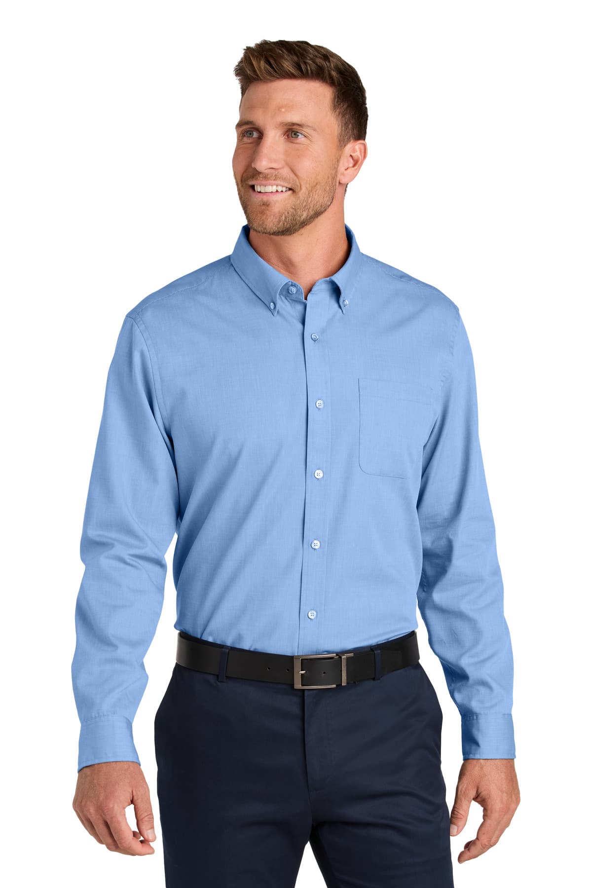 Port Authority ® Long Sleeve Nailhead Easy Care Shirt W816 thumbnail 7