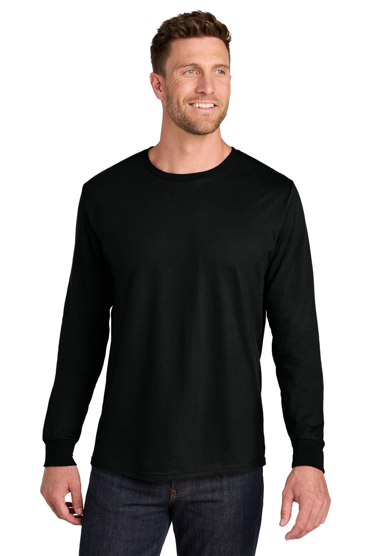 Jerzees Ultimate ™ Unisex Ring Spun Long Sleeve T-Shirt IC46L thumbnail 6