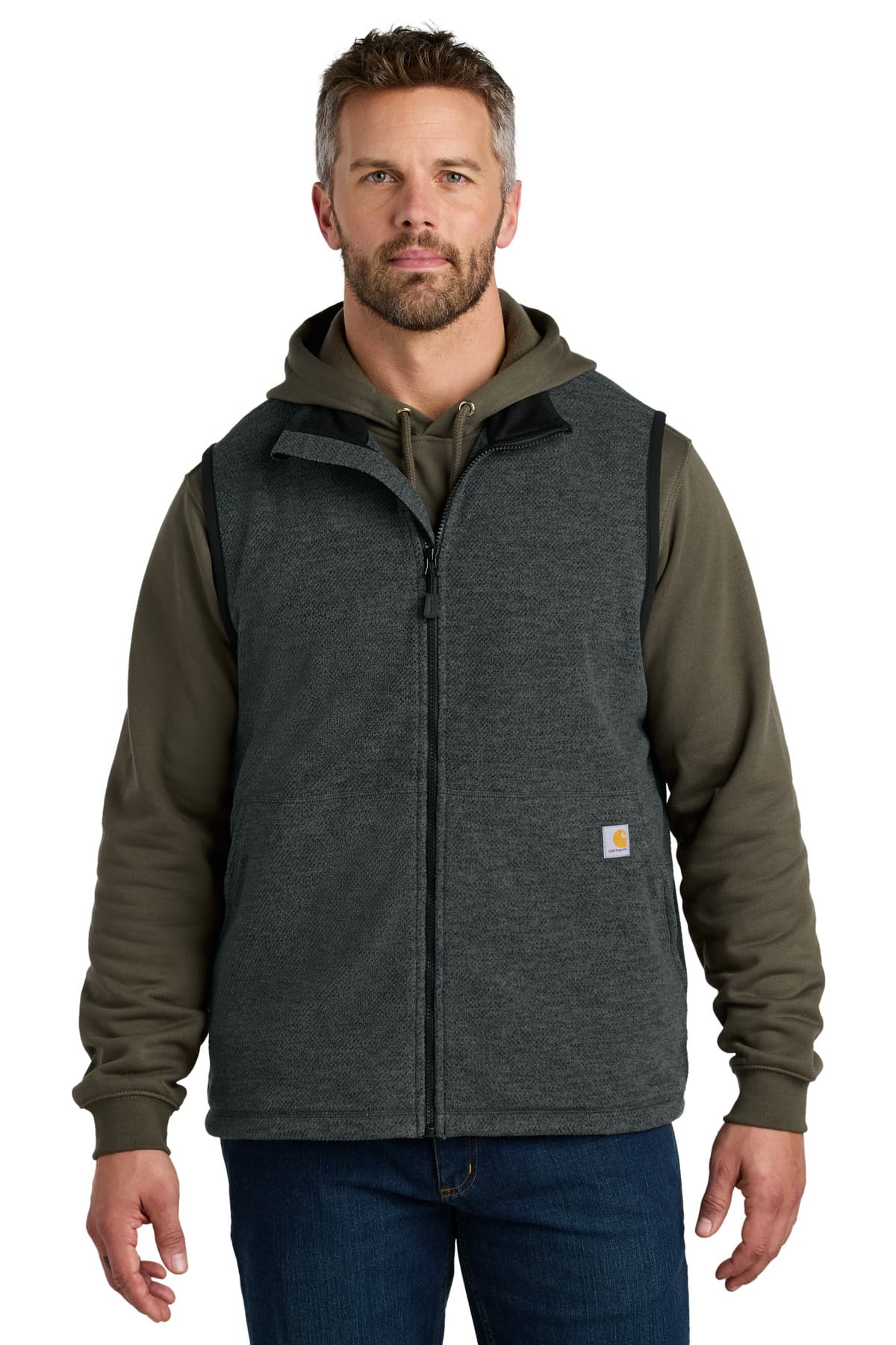 Carhartt ® Textured Fleece Vest CT106418 thumbnail 6