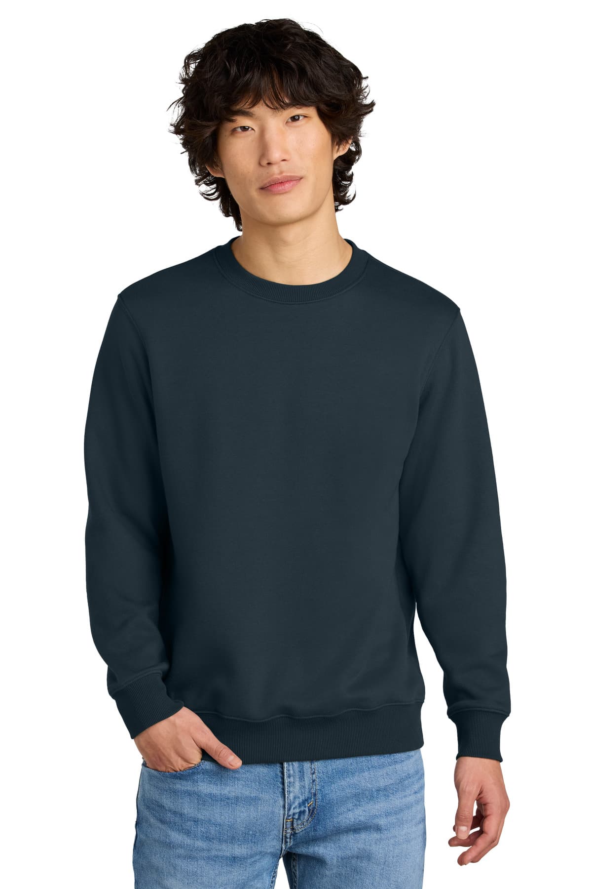 District ® Perfect Weight ® Fleece Crew DT1106 thumbnail 6