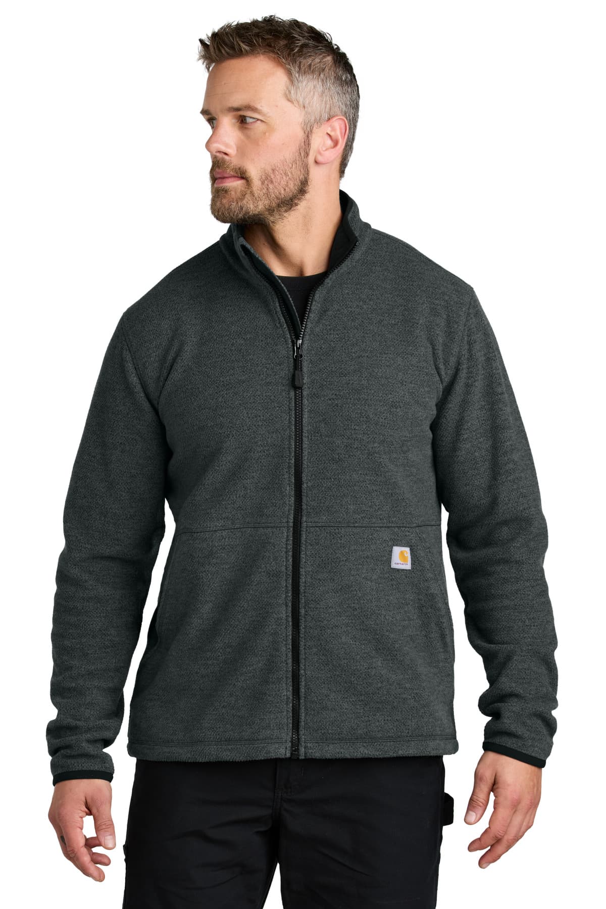Carhartt ® Textured Full-Zip Fleece Jacket CT106416 thumbnail 6
