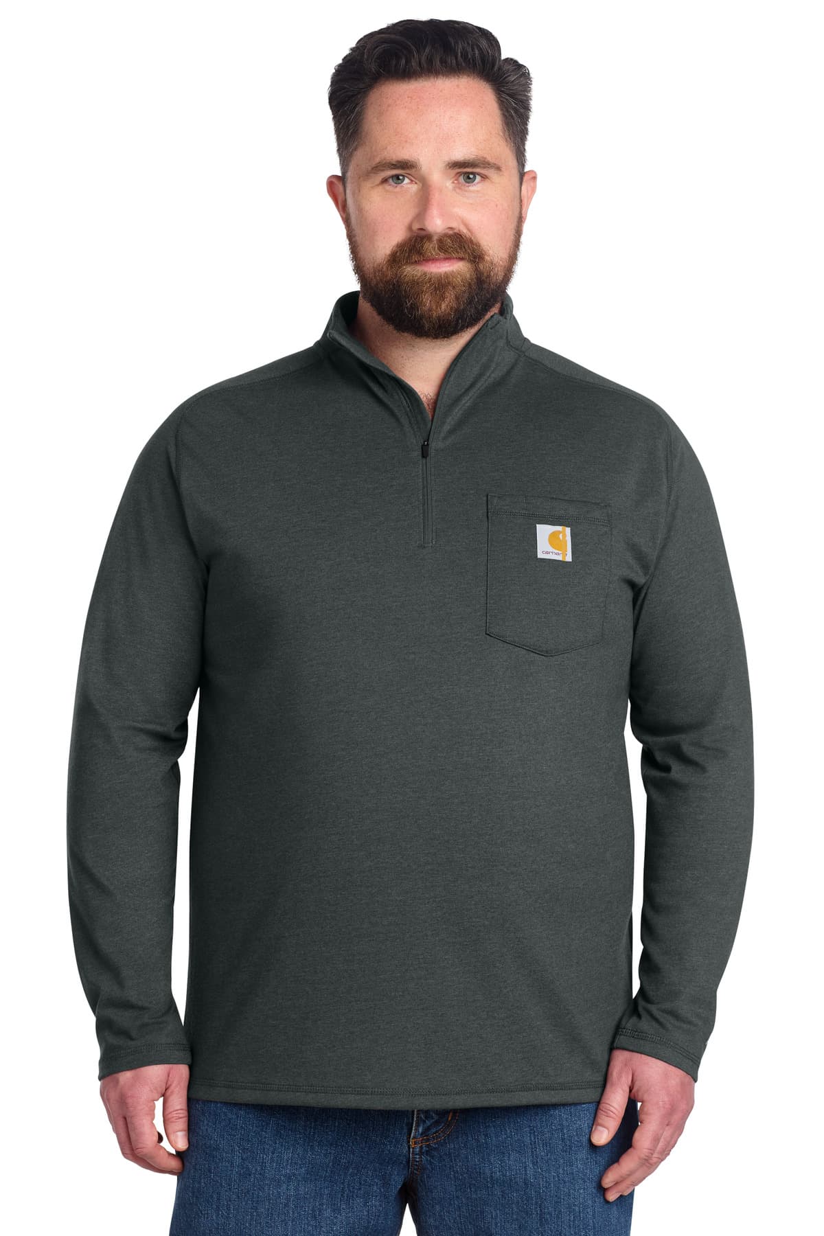 Carhartt Force ® 1/4-Zip Long Sleeve T-Shirt CT106660 thumbnail 6