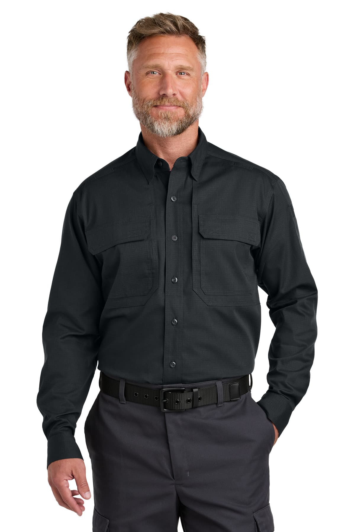 CornerStone ® Long Sleeve Select Tactical Shirt CSW176 thumbnail 6