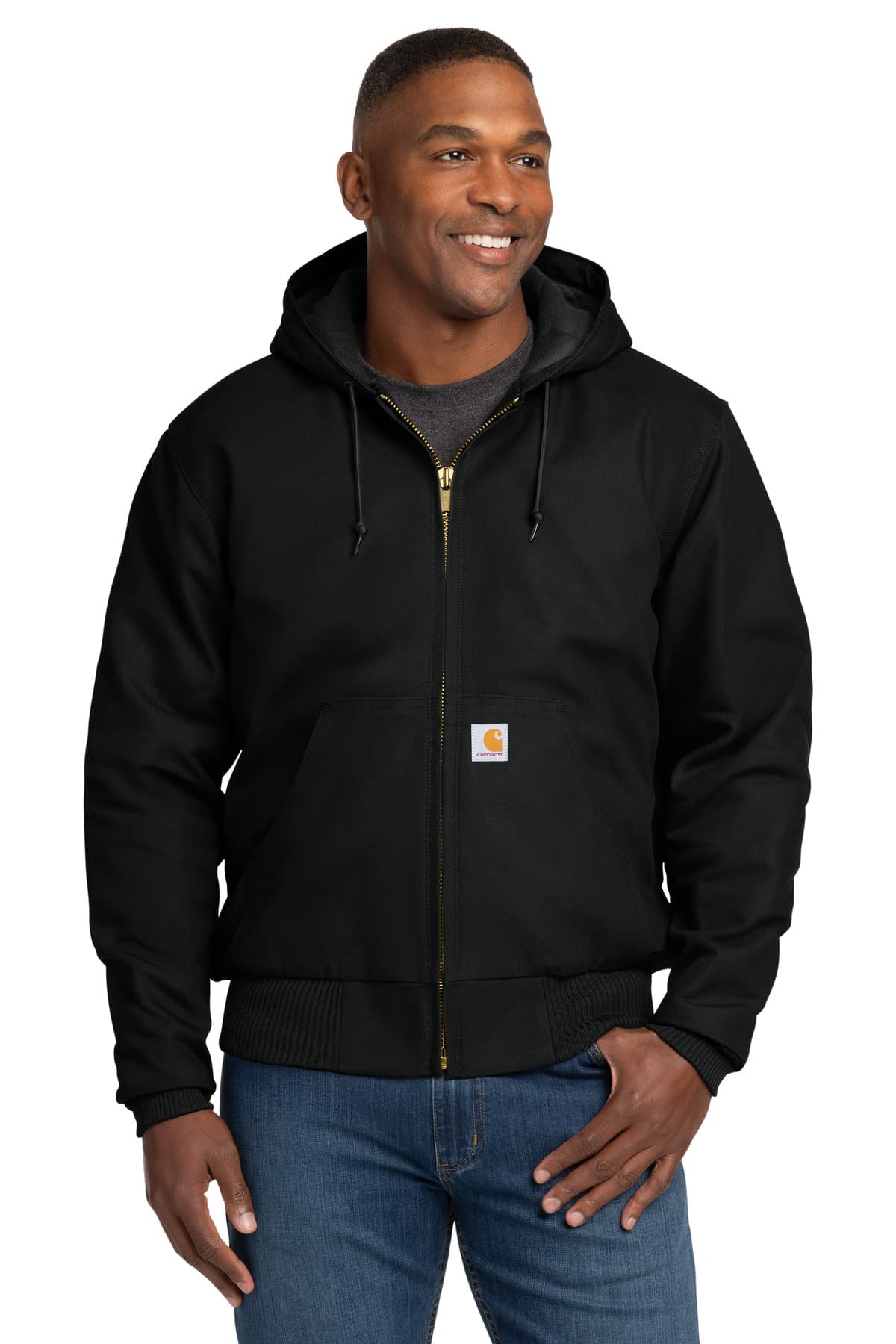 Carhartt ® Tall Quilted-Flannel-Lined Duck Active Jac. CTT106677 thumbnail 6