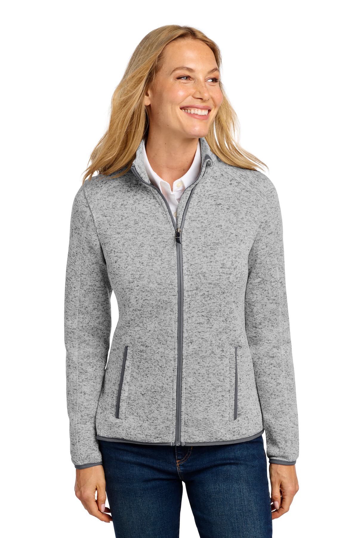 Port Authority ® Women's Sweater Fleece Jacket. L232 thumbnail 4