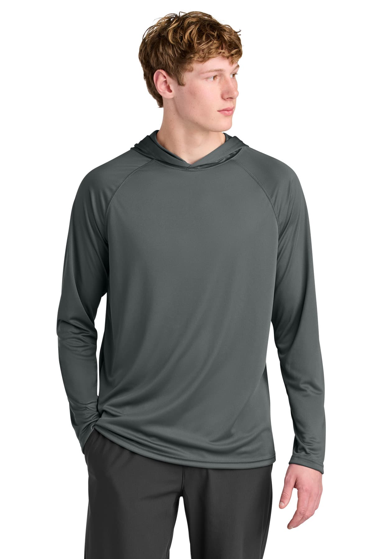 A4 Cooling Performance Long Sleeve Hooded Tee A4N3409 thumbnail 6