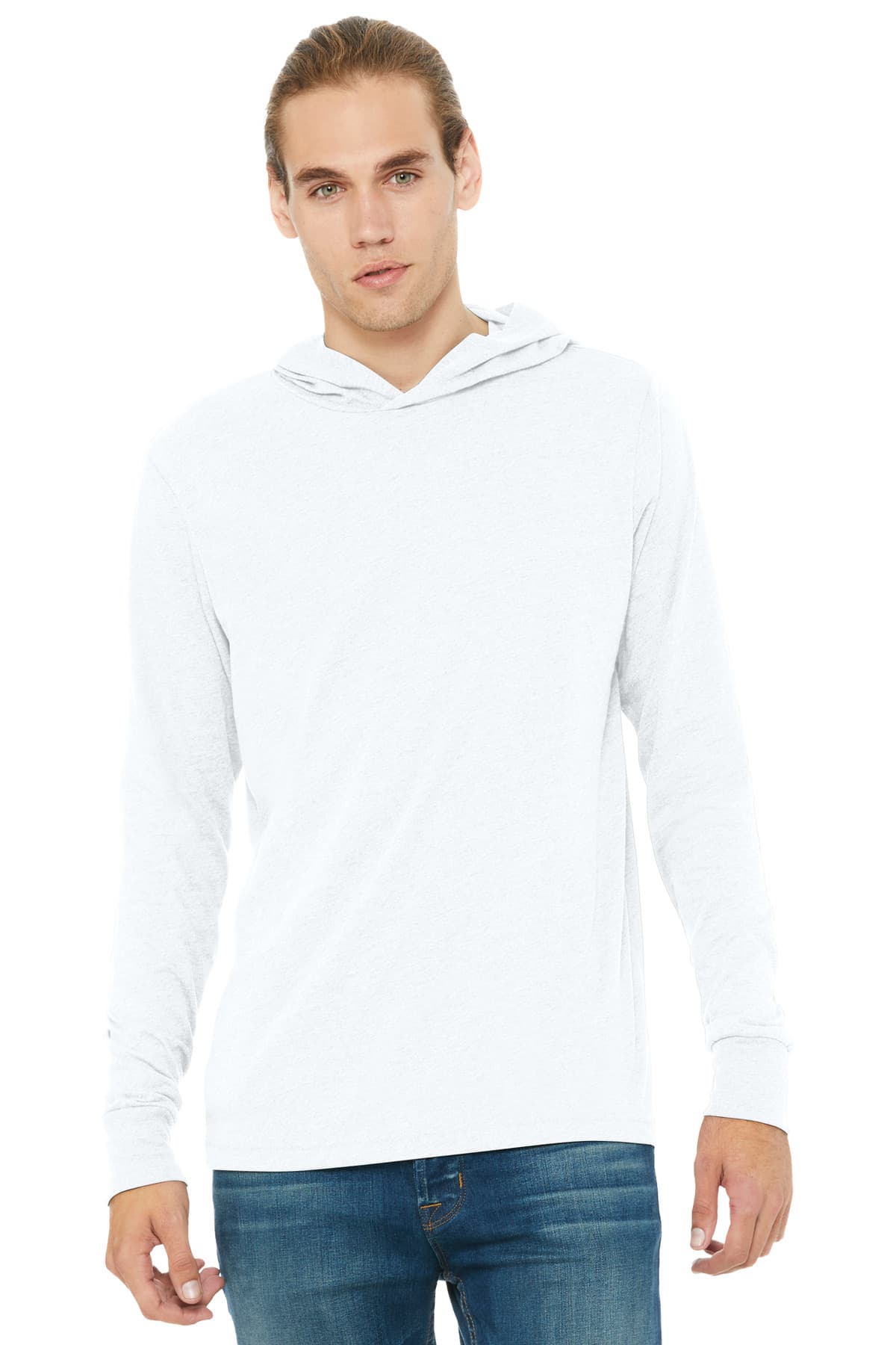 BELLA+CANVAS ® Unisex Jersey Long Sleeve Hoodie. BC3512 thumbnail 6