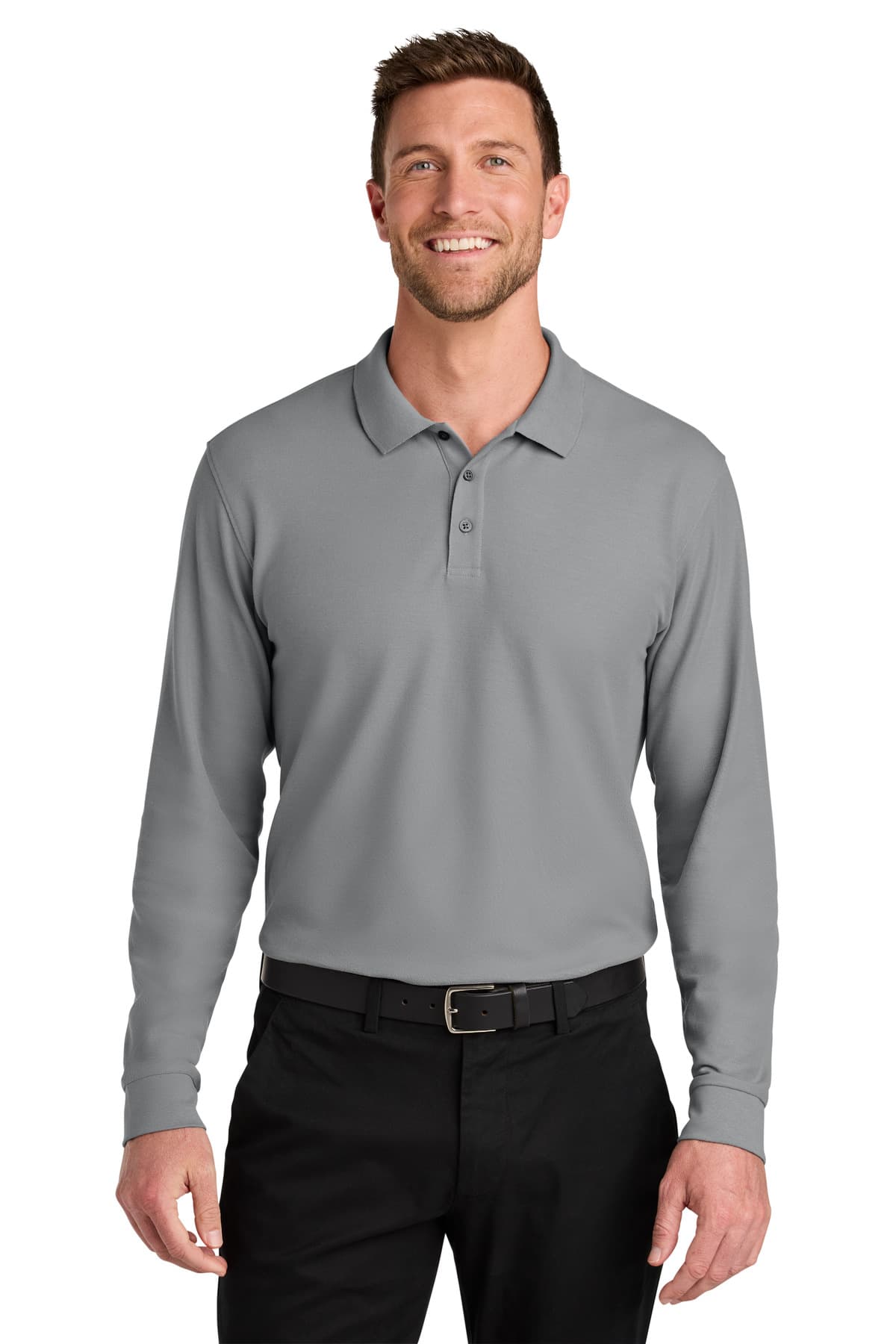 Port Authority ® Wearever Signature Pique Long Sleeve Polo K200LS thumbnail 6