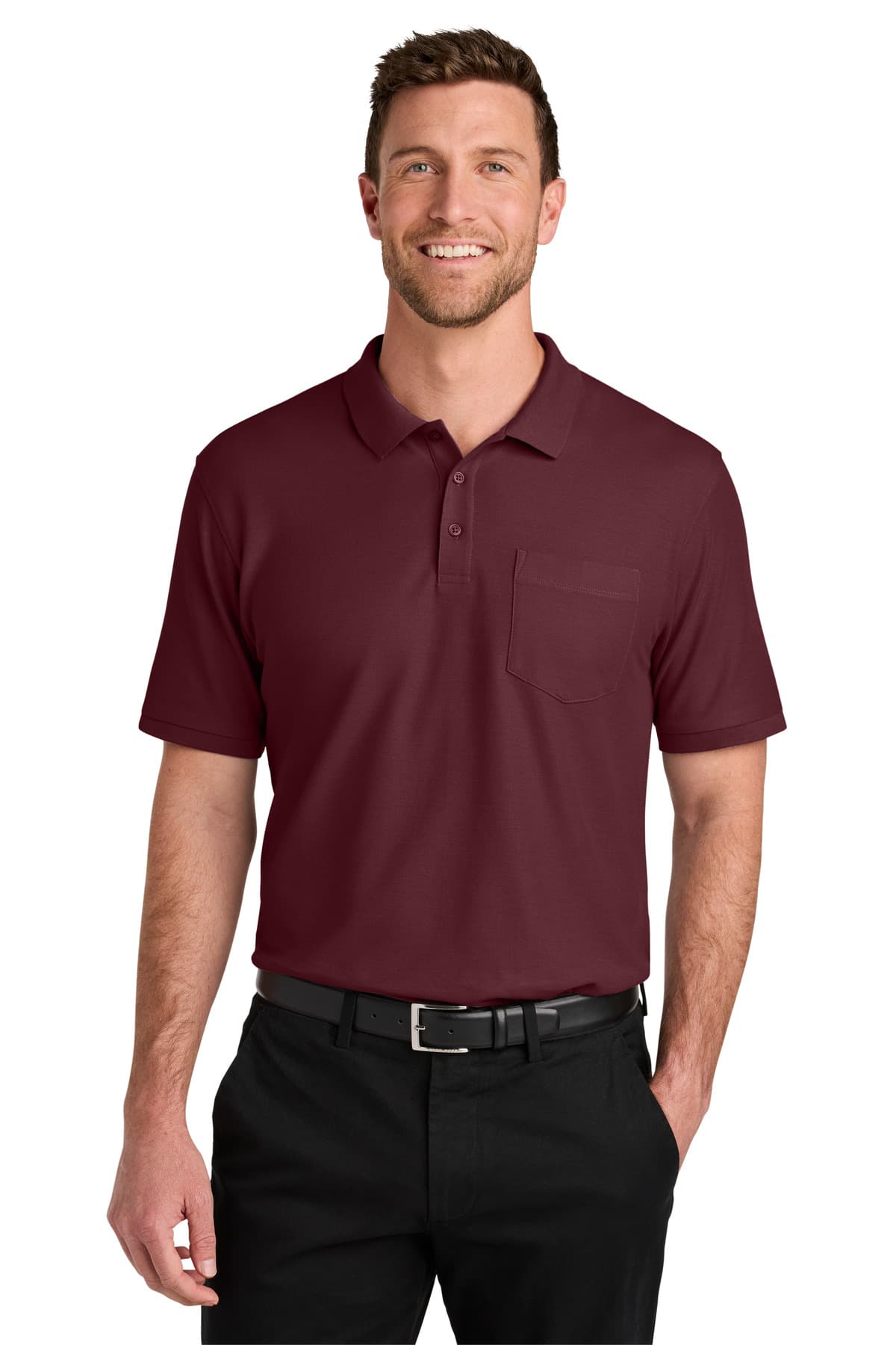 Port Authority ® Wearever Signature Pique Pocket Polo K200P thumbnail 6