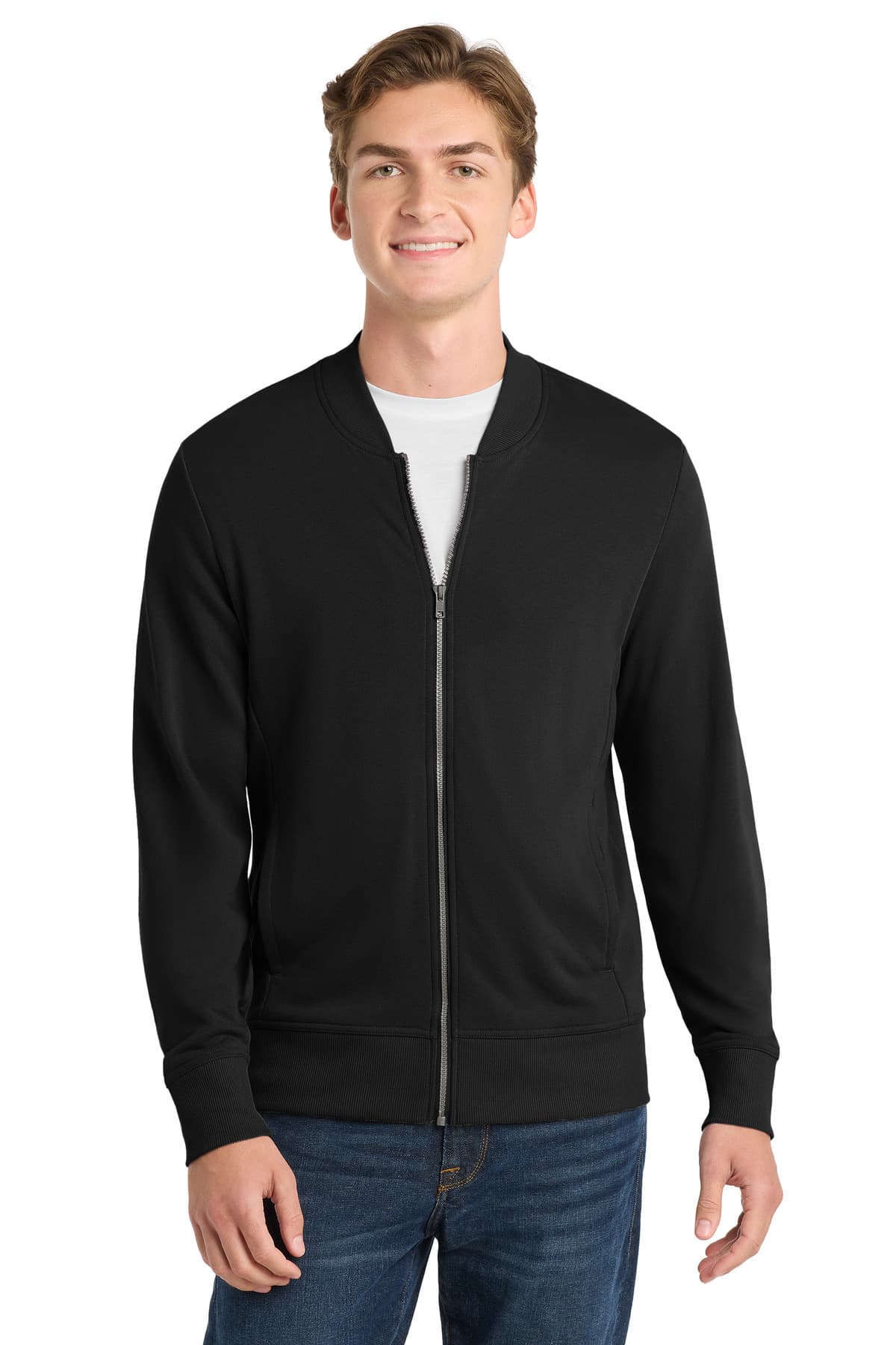 Sport-Tek ® Lightweight French Terry Bomber. ST274 thumbnail 4