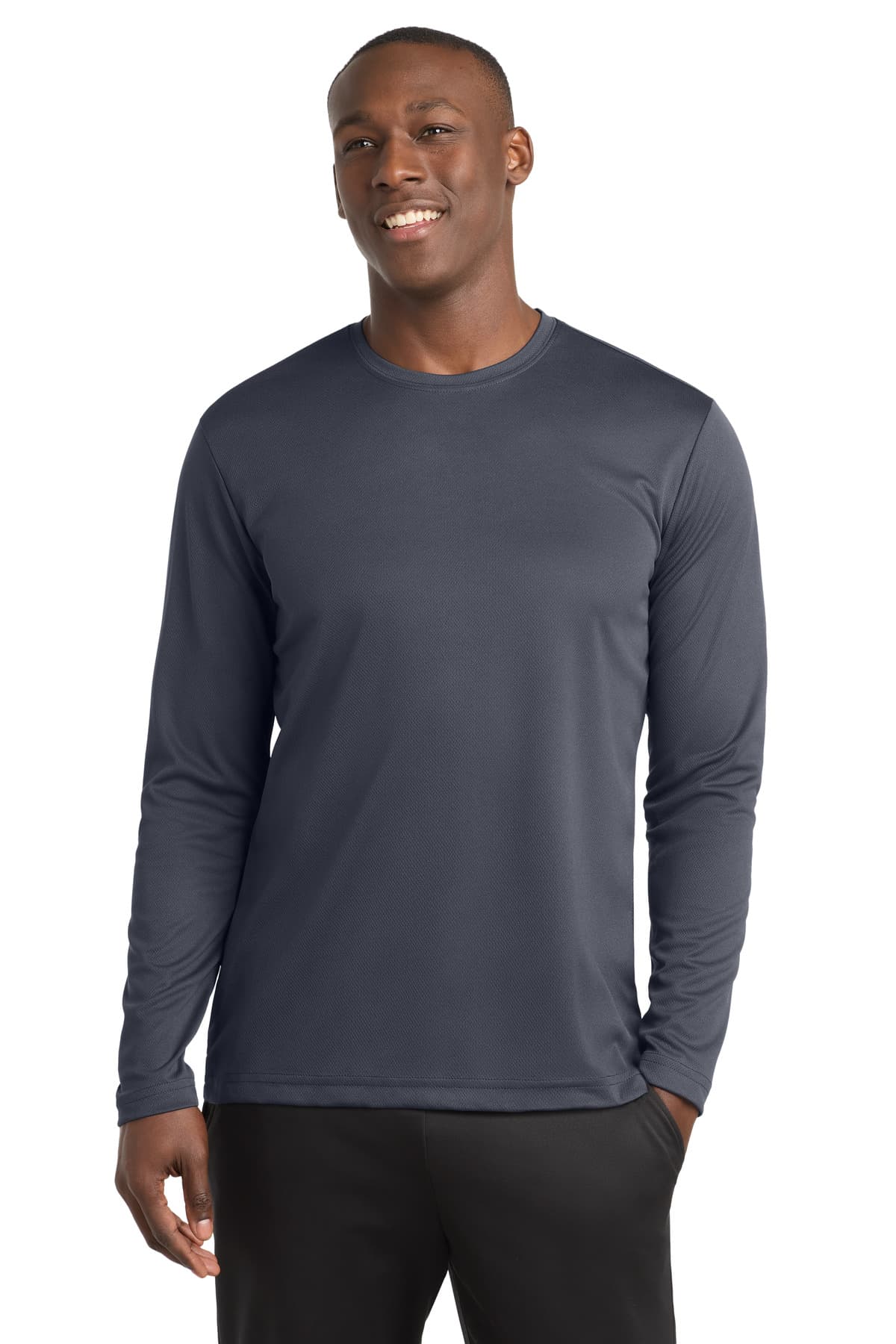 Sport-Tek ® PosiCharge ® RacerMesh ® Long Sleeve Tee. ST340LS thumbnail 4