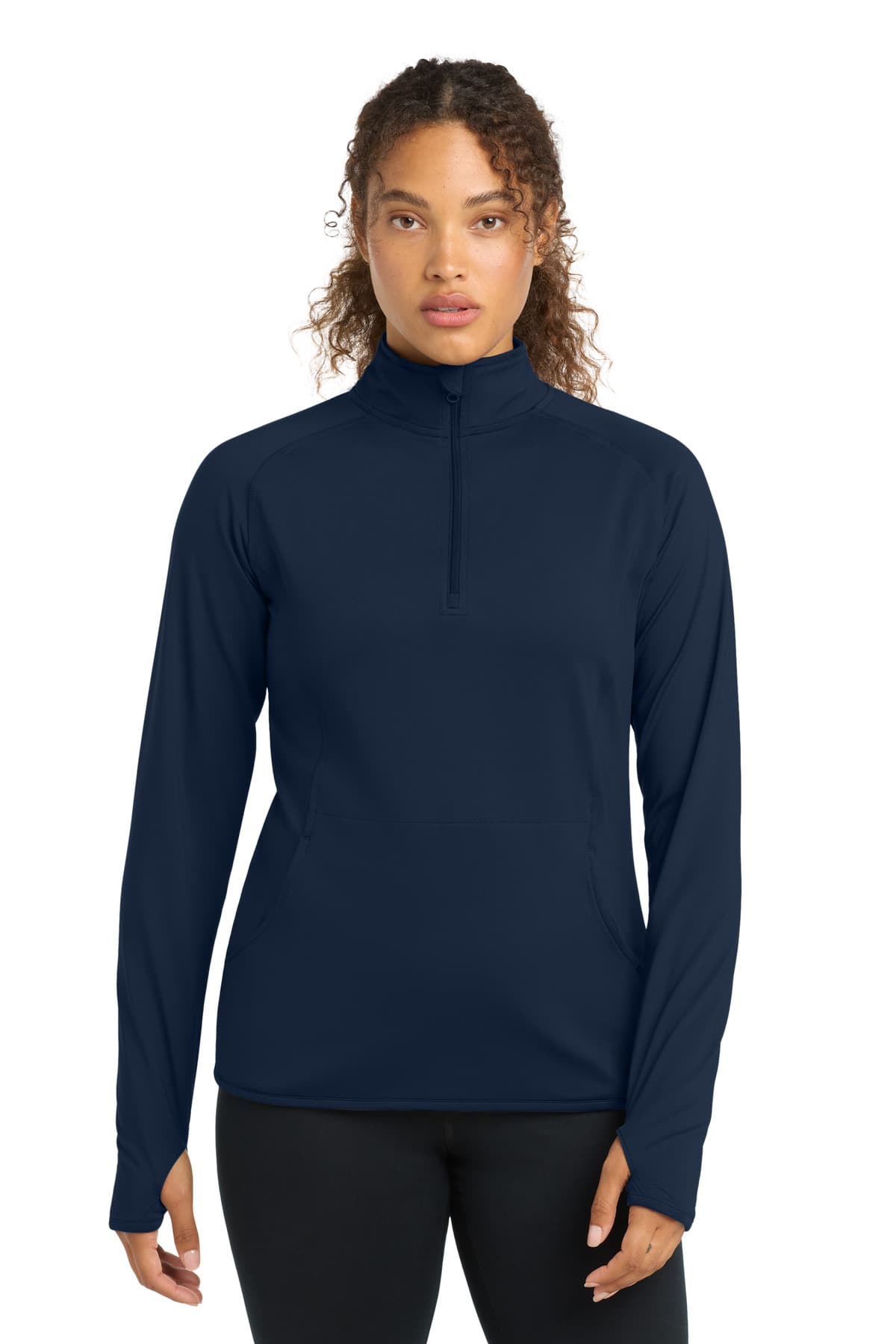 Sport-Tek ® Women's Sport-Wick ® Stretch 1/4-Zip Pullover. LST850 thumbnail 6