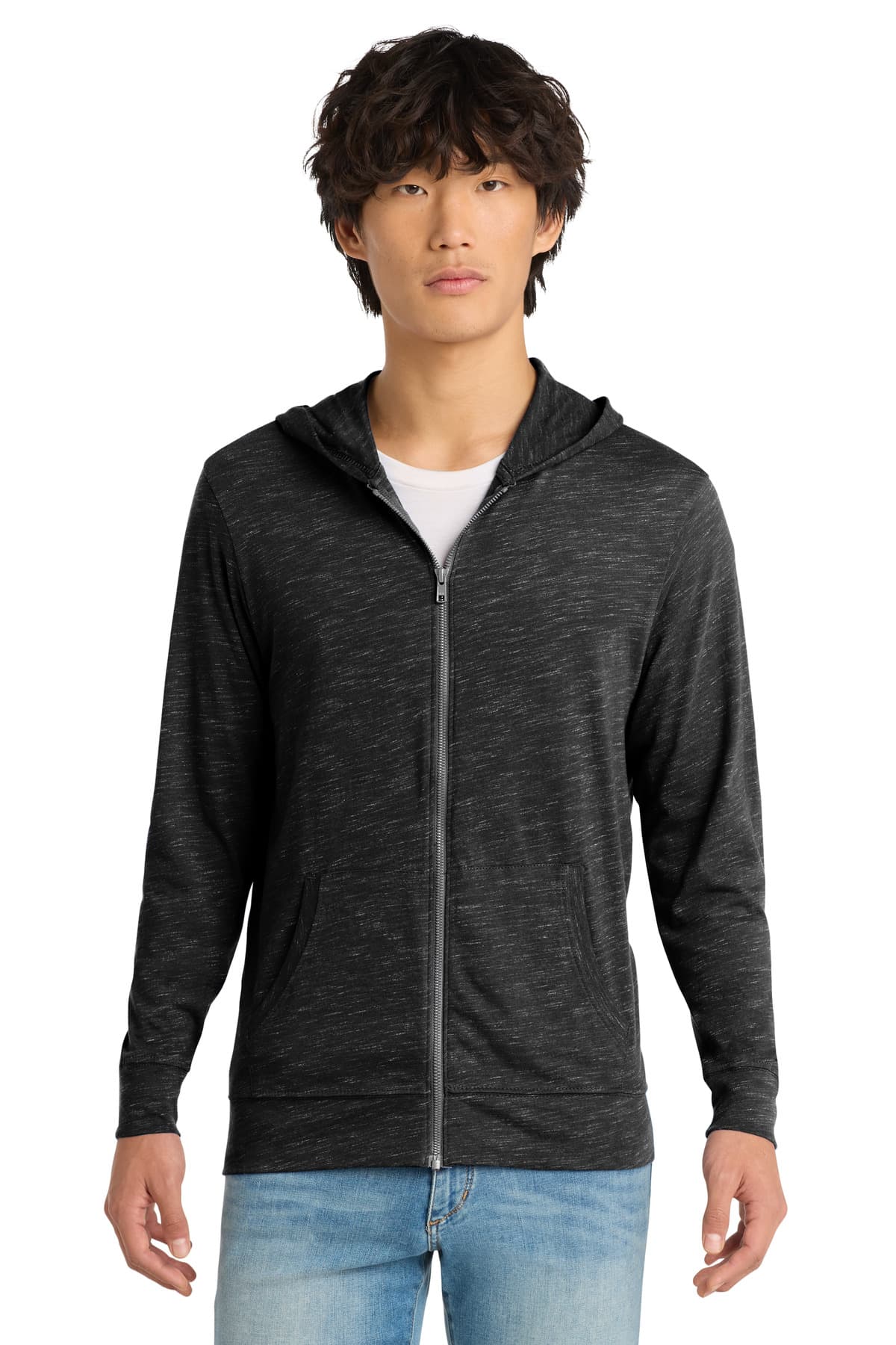 District ® Medal Full-Zip Hoodie. DT565 thumbnail 4