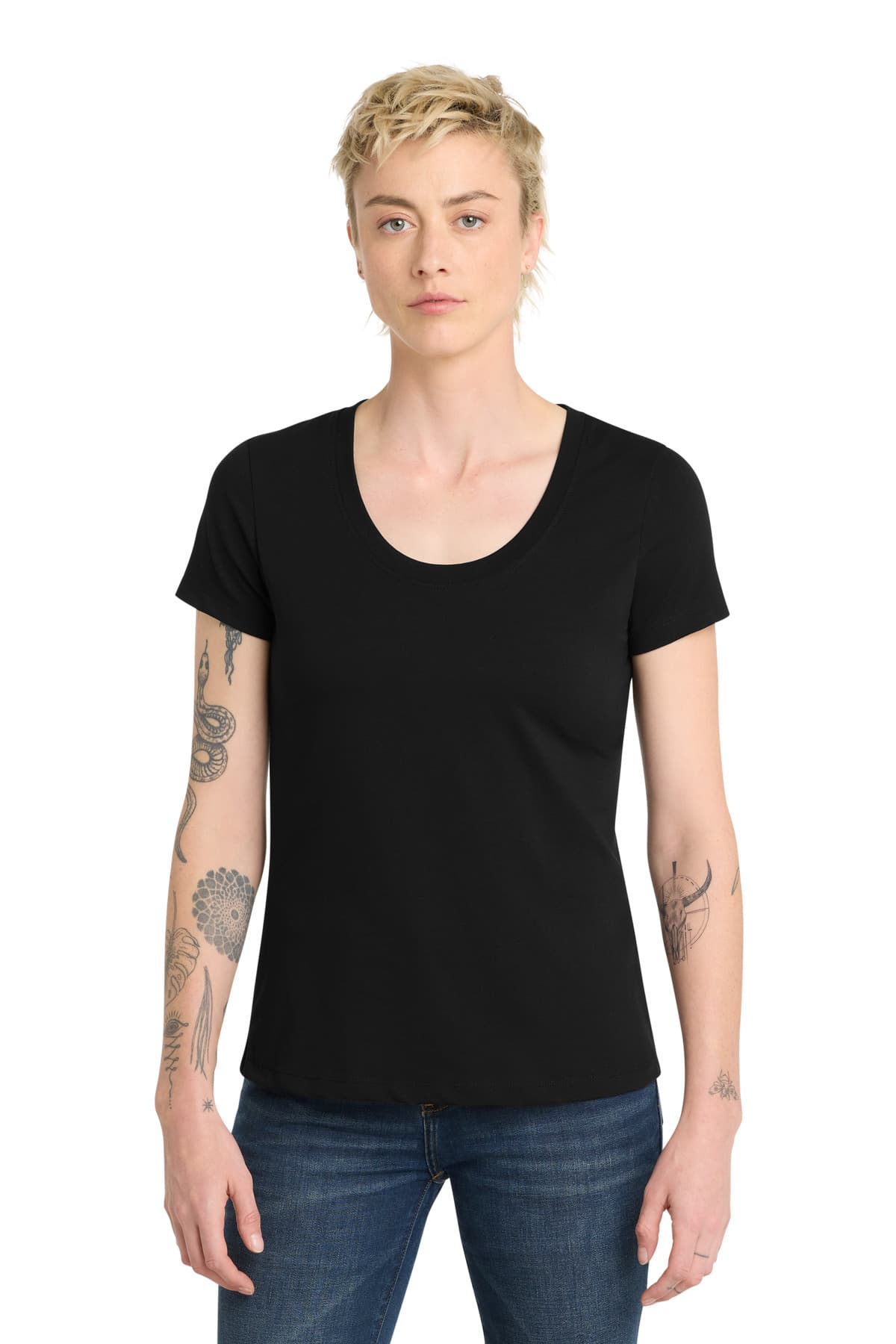District ® Women's Flex Scoop Neck Tee DT7501 thumbnail 4