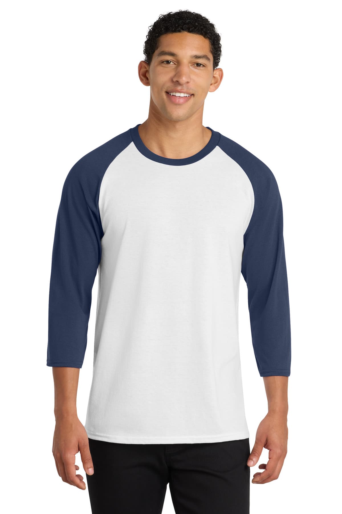 Port & Co ™ Core Blend 3/4-Sleeve Raglan Tee. PC55RS thumbnail 4