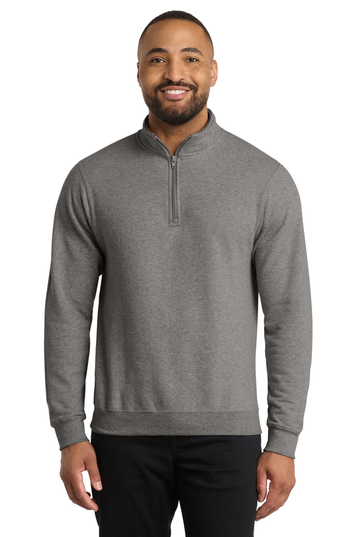 Port & Co ™ Core Fleece 1/4-Zip Pullover Sweatshirt PC78Q thumbnail 4