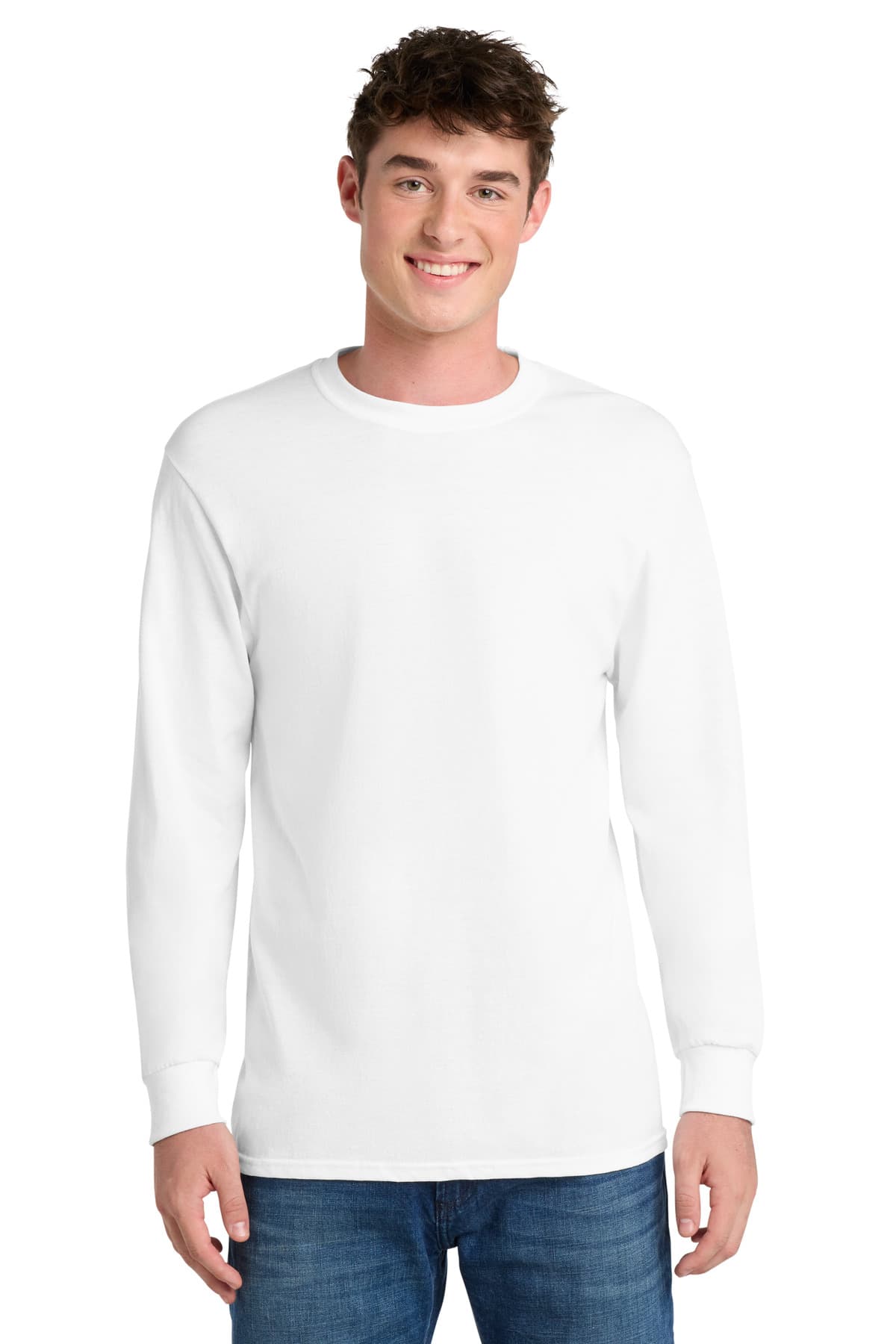 Port & Co ™ Tall Long Sleeve Core Blend Tee. PC55LST thumbnail 4