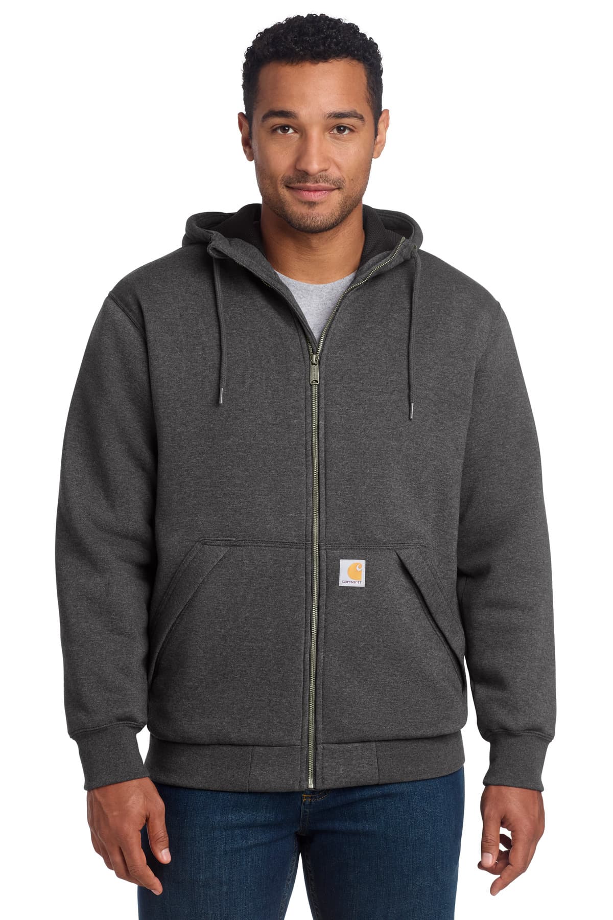 Carhartt ® Midweight Thermal-Lined Full-Zip Sweatshirt CT104078 thumbnail 4