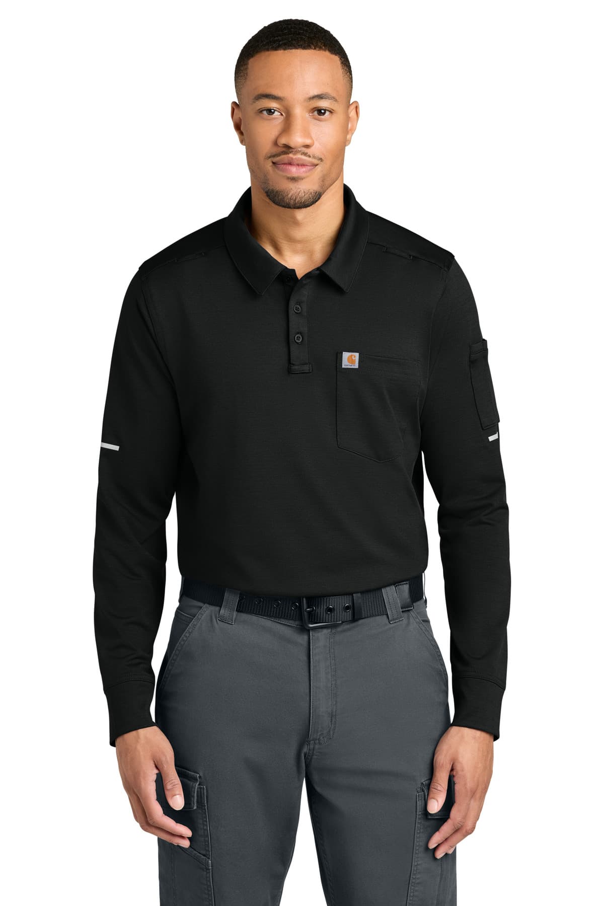 Carhartt ® FLD & RSCU Long Sleeve Polo CTC16129 thumbnail 6