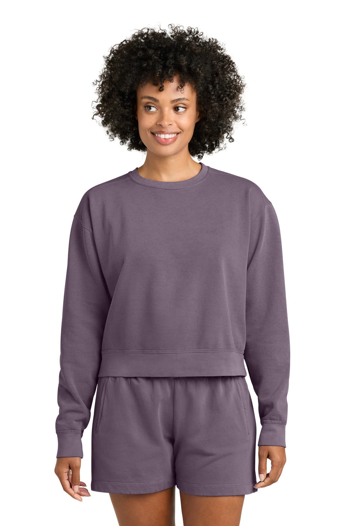 Comfort Colors ® Women's Mid-Length Crewneck Sweatshirt 1566L thumbnail 6
