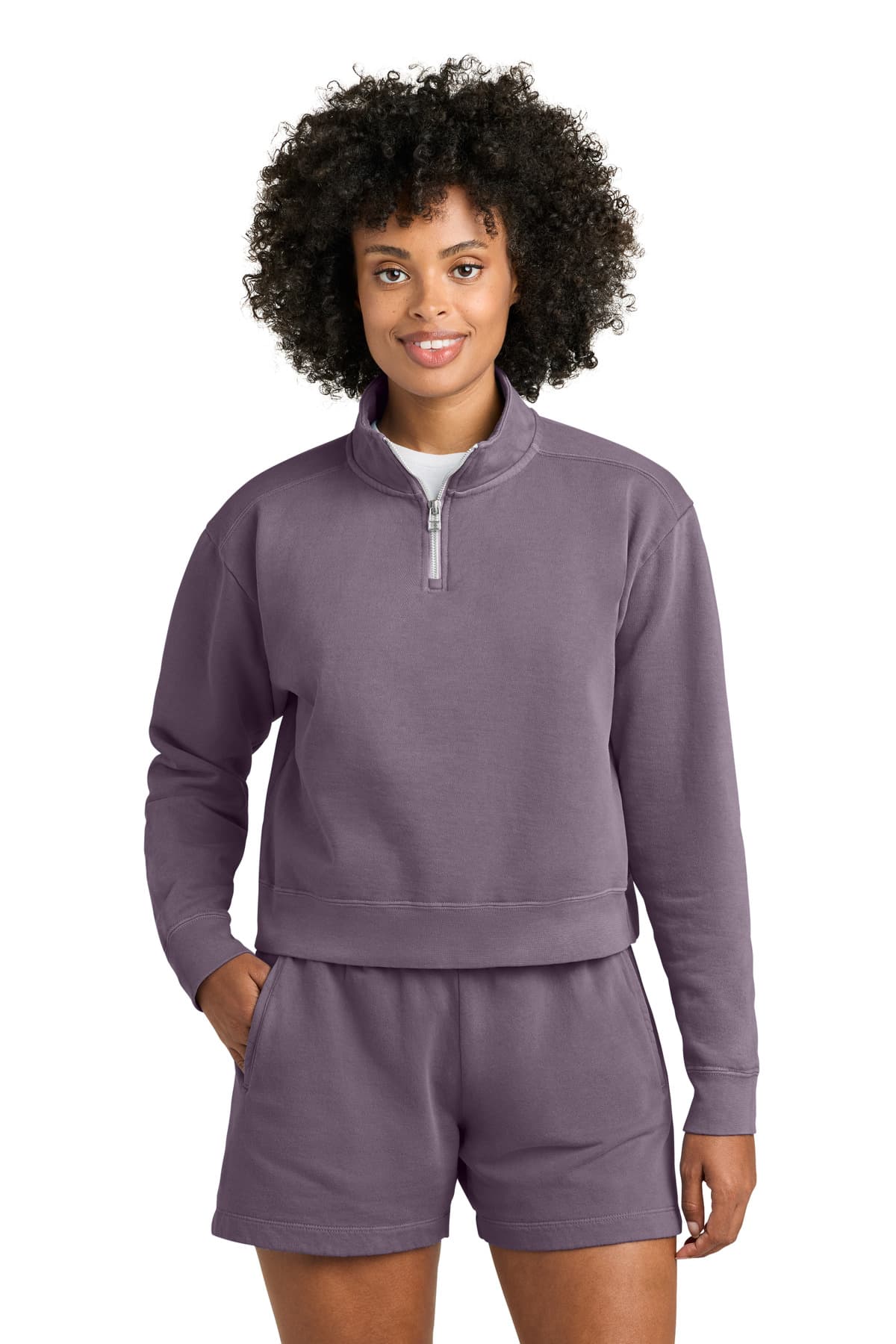Comfort Colors ® Women's Mid-Length 1/4-Zip Sweatshirt 1580L