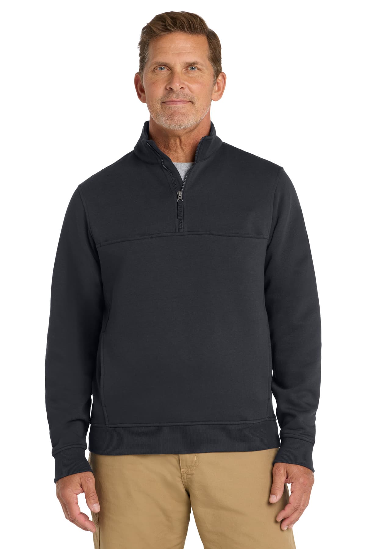 CornerStone ® 1/2-Zip Job Shirt. CS626 thumbnail 4