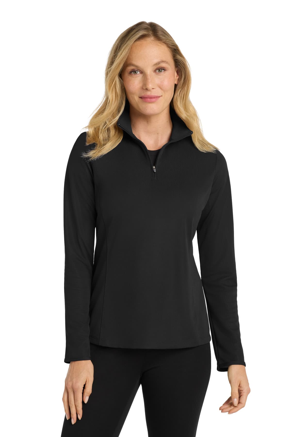 Port Authority ® Women's Pinpoint Mesh 1/2-Zip . L806 thumbnail 4