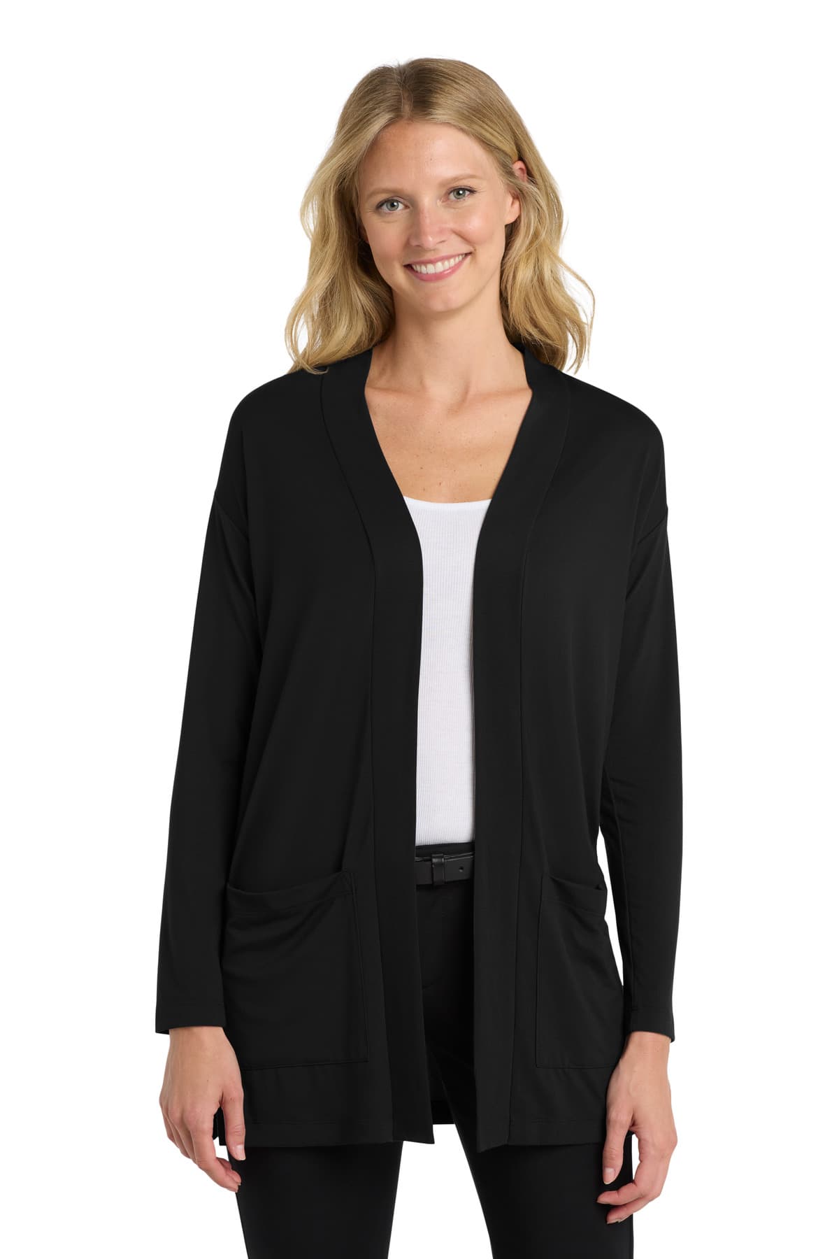 Port Authority ® Women's Concept Long Pocket Cardigan . LK5434 thumbnail 4
