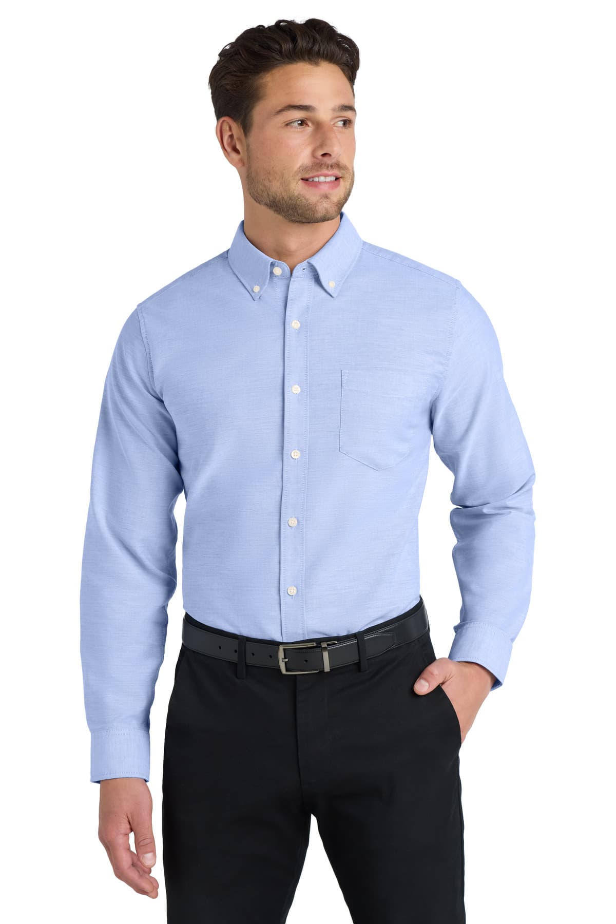 Port Authority ® Tall SuperPro ™ Oxford Shirt. TS658 thumbnail 4