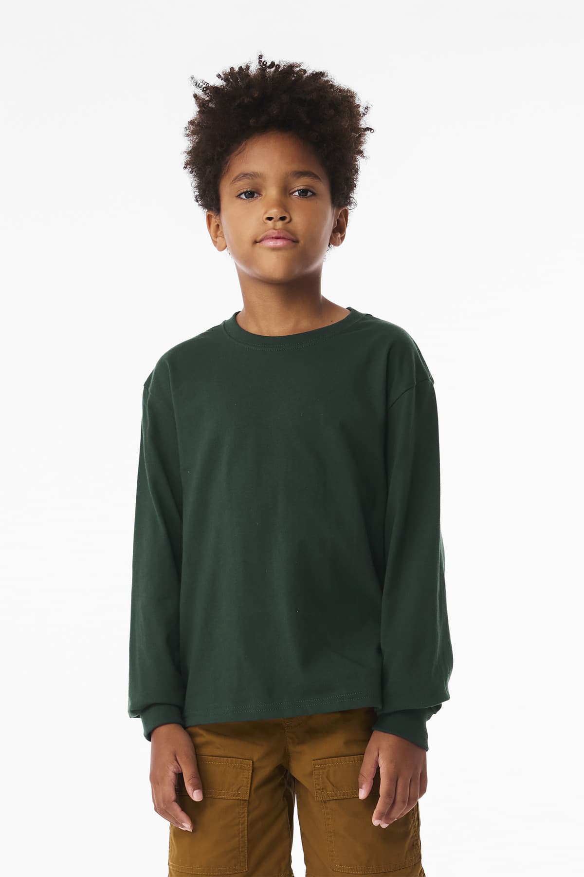 BELLA+CANVAS ® Youth 6-Ounce Heavyweight Long Sleeve Tee BC3511Y thumbnail 3