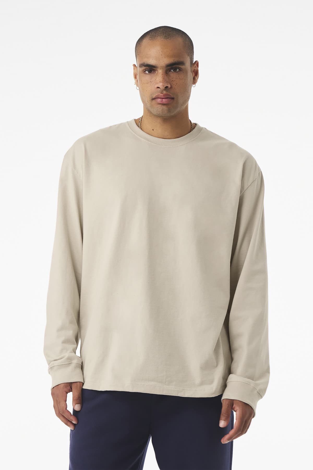 BELLA+CANVAS ® Unisex 7.5-Ounce Heavyweight Long Sleeve Tee BC4651 thumbnail 3