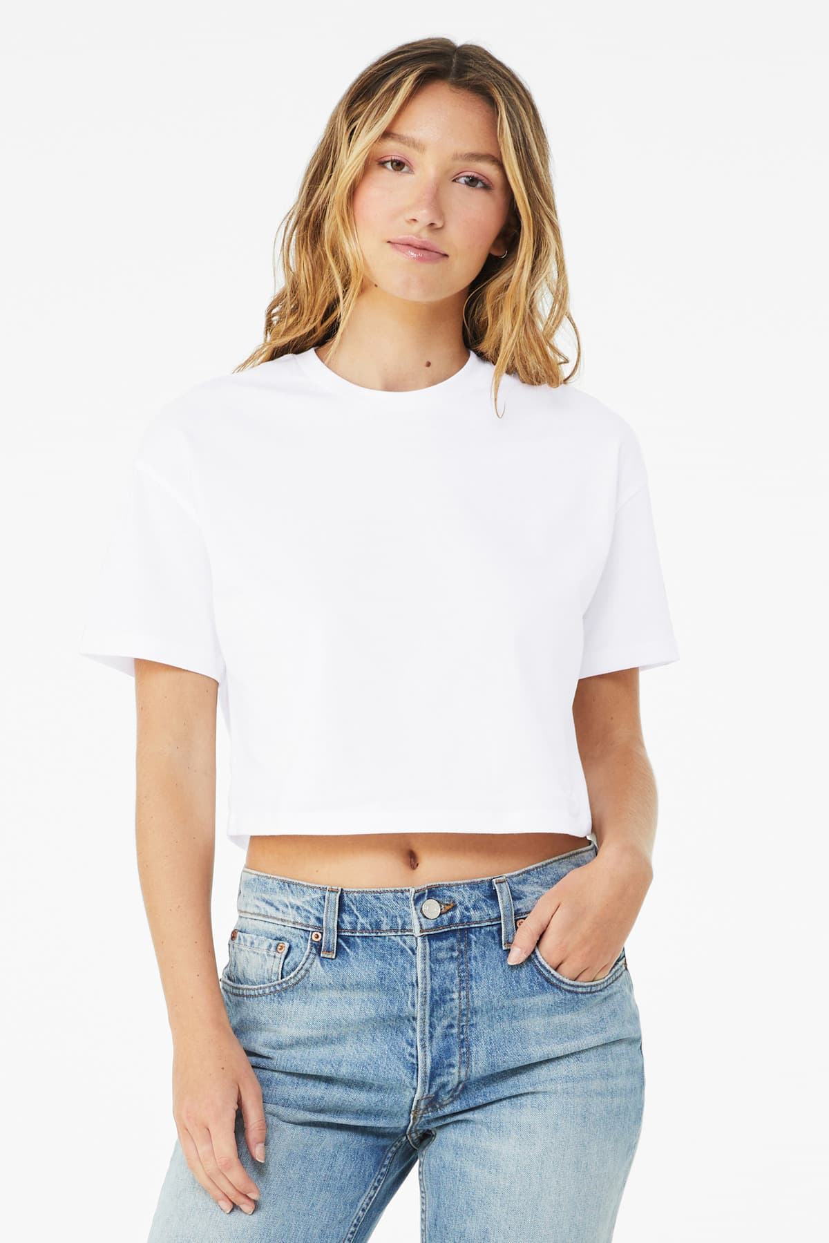 BELLA+CANVAS ® Women's Jersey Crop Tee BC6482 thumbnail 3
