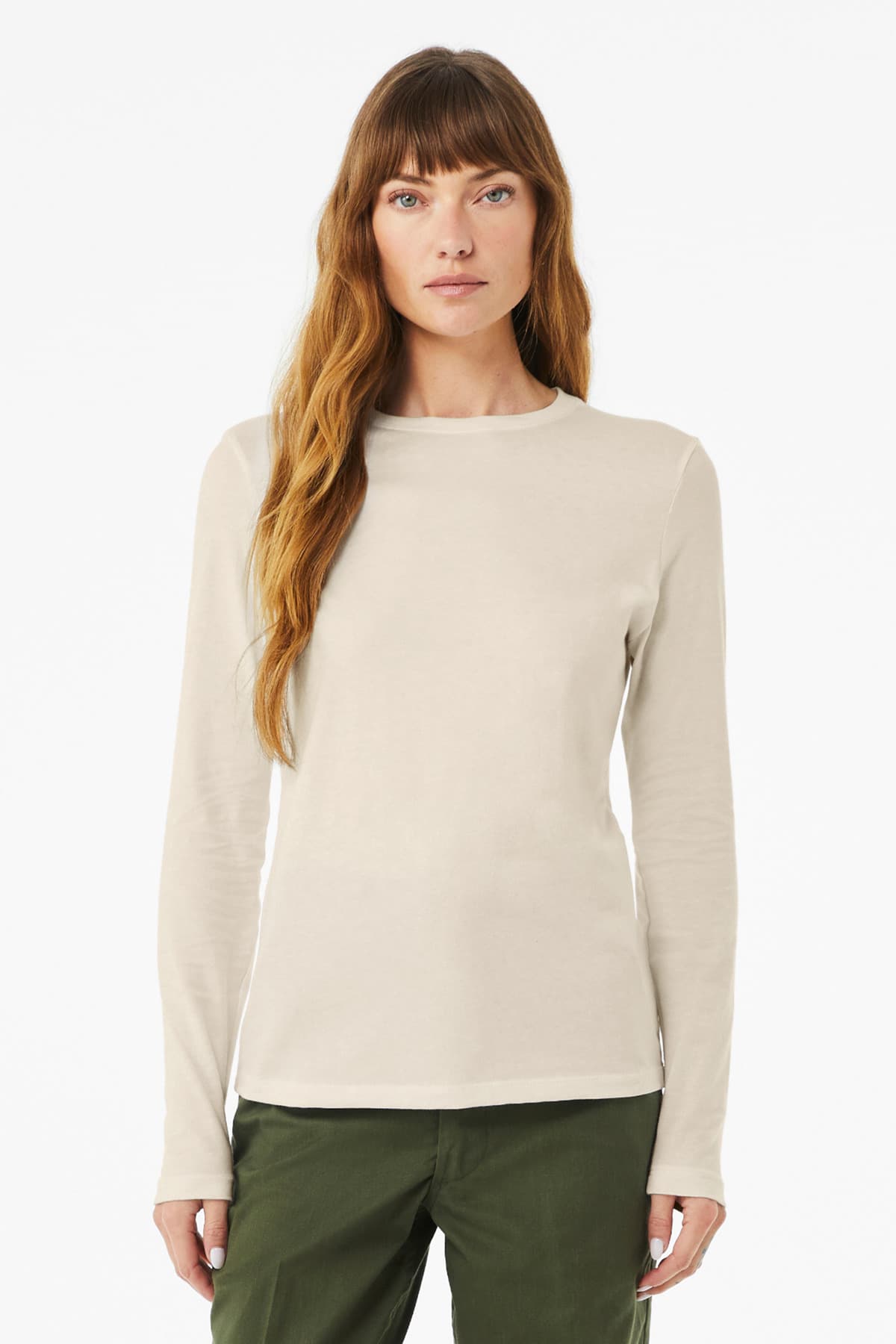 BELLA+CANVAS ® Women's Jersey Long Sleeve Tee BC6500 thumbnail 3
