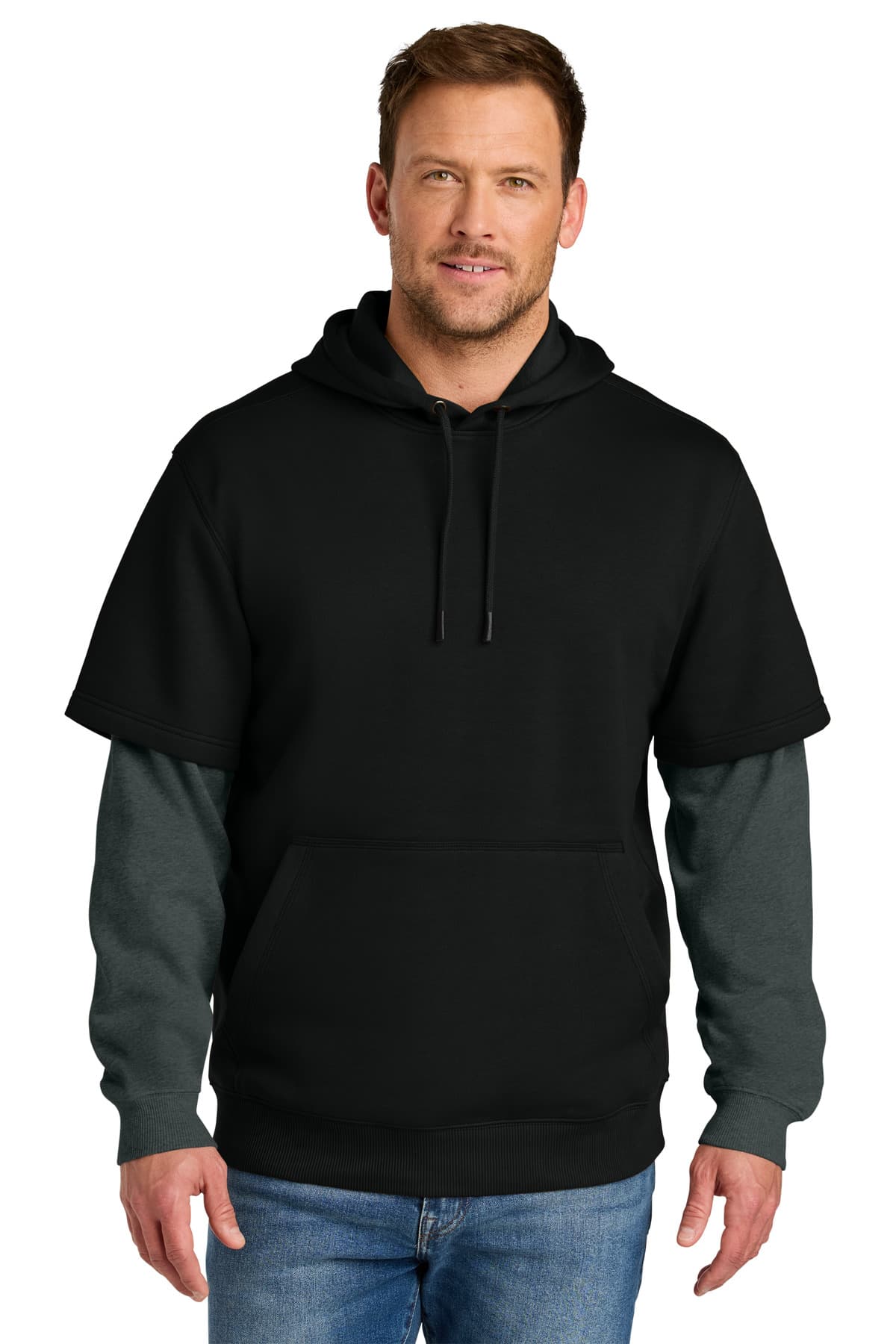 CornerStone ® Tough Fleece Layered Hoodie CSF632
