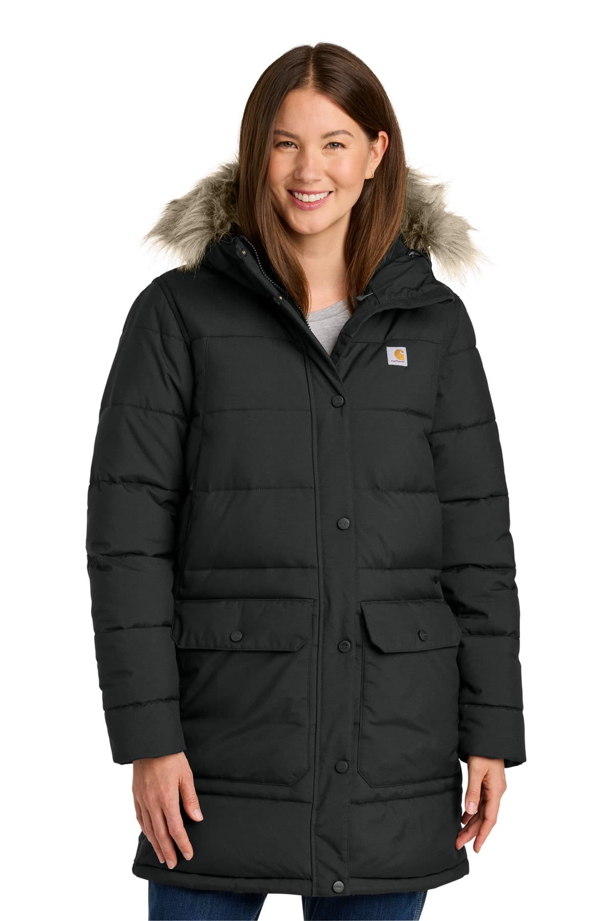 Carhartt ® Women's Montana Insulated Hooded Coat CT105456 thumbnail 8