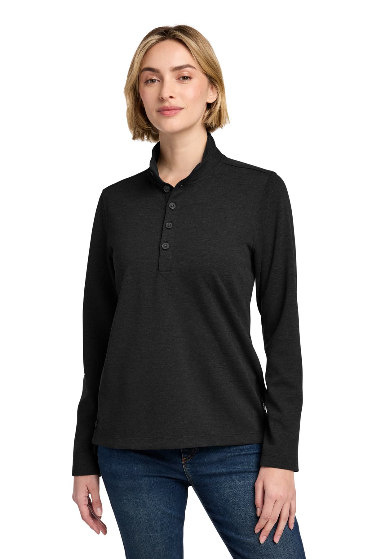 Brooks Brothers ® Women's Mid-Layer Stretch 1/2-Button BB18203