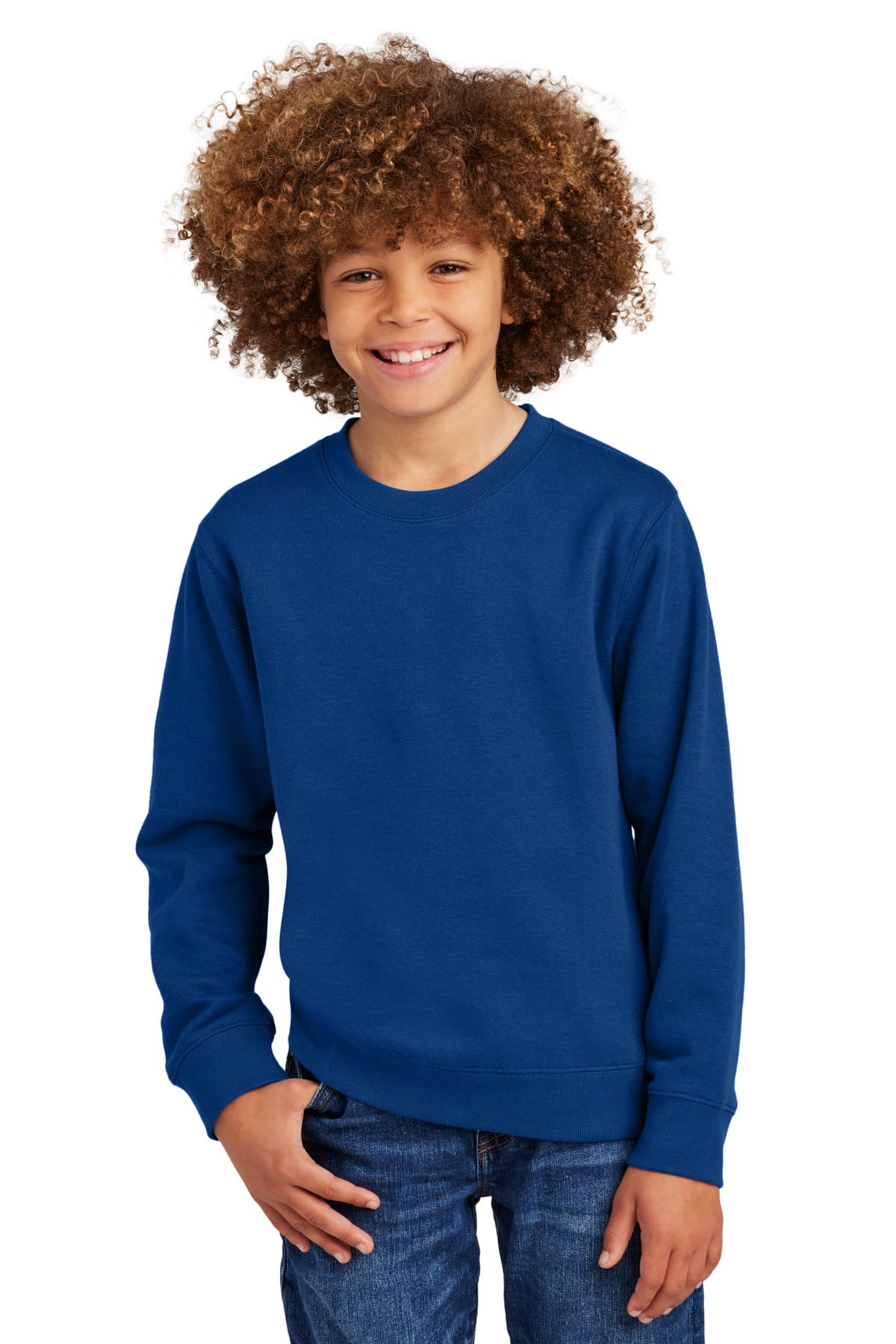 District ® Youth V.I.T. ™ Fleece Crew DT6104Y thumbnail 6
