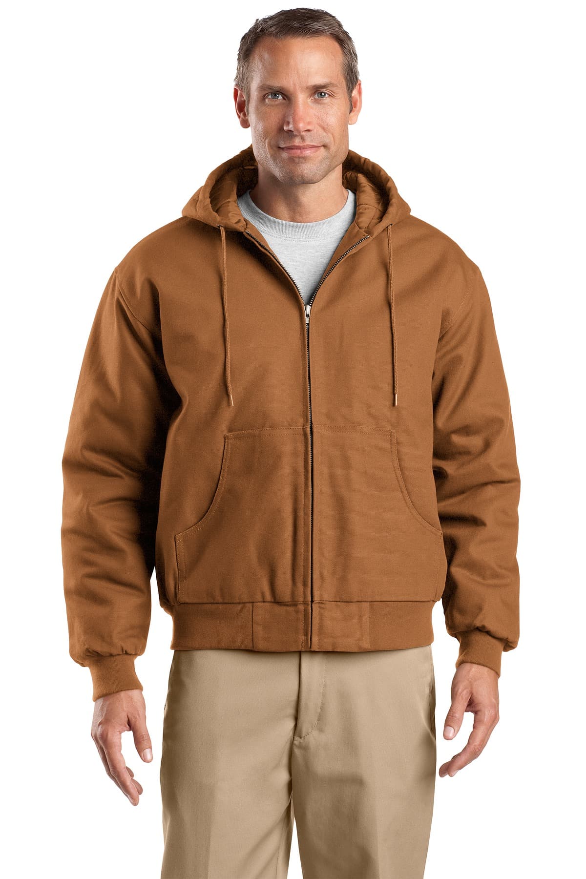 CornerStone ® Tall Duck Cloth Hooded Work Jacket. TLJ763H thumbnail 8