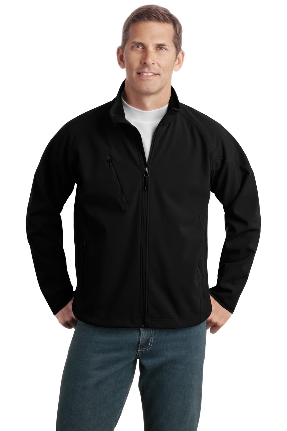 Port Authority ® Tall Textured Soft Shell Jacket. TLJ705 thumbnail 5
