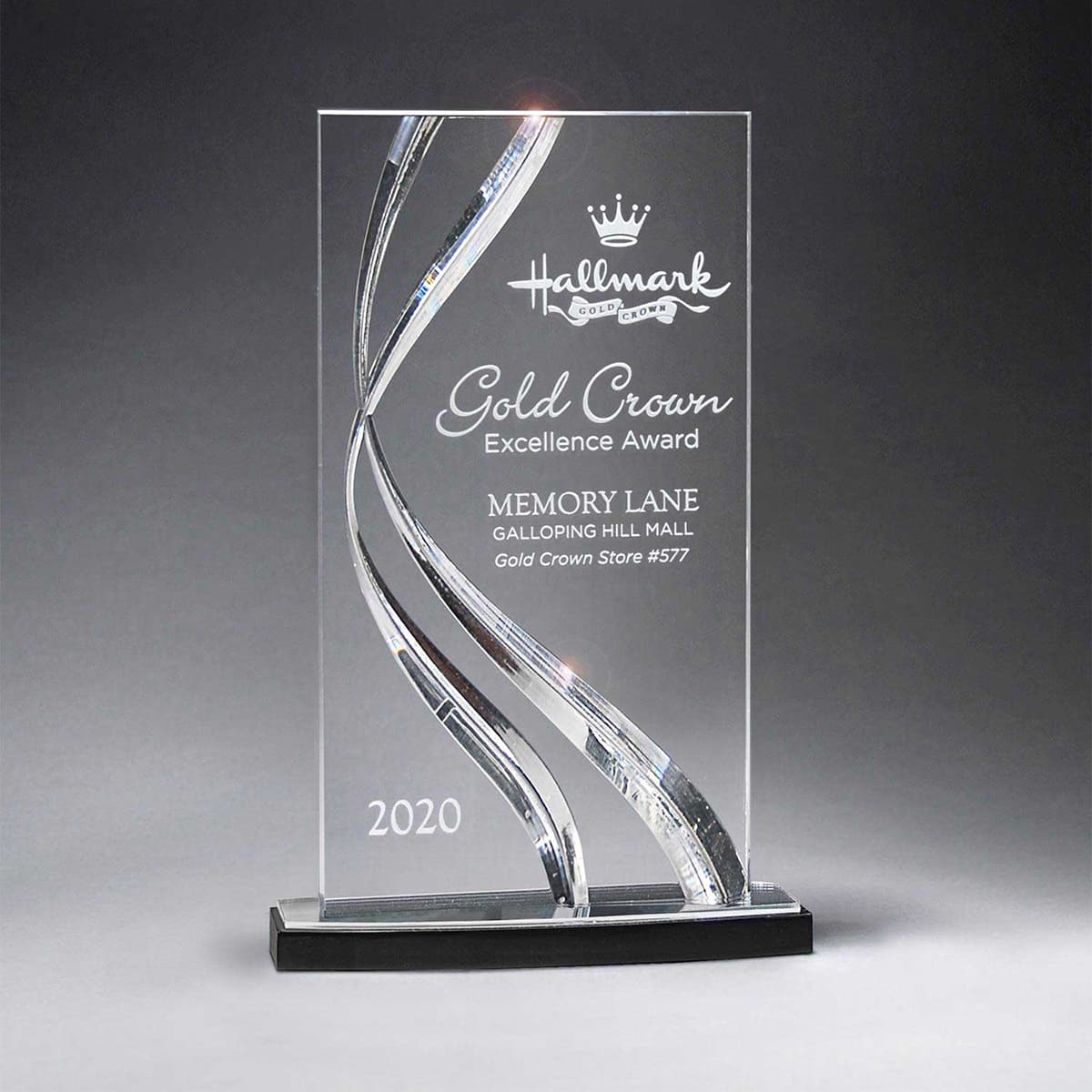 Large Clear Award