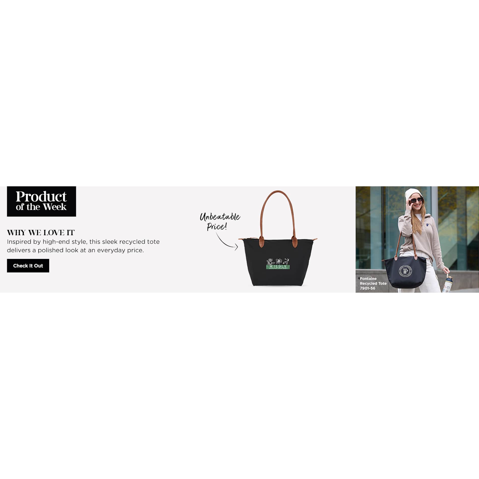 Fontaine Recycled Tote