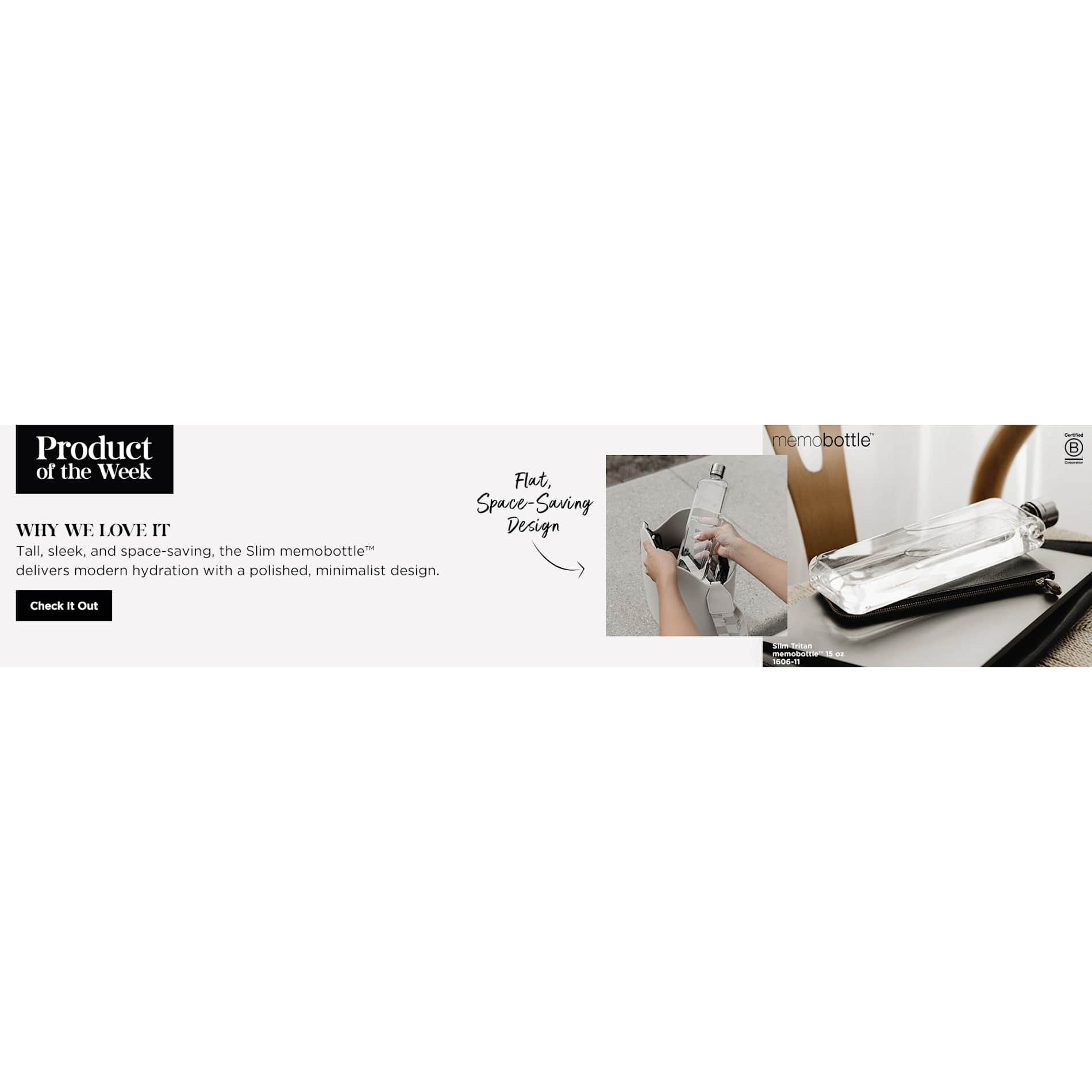 SLIM Tritan memobottle