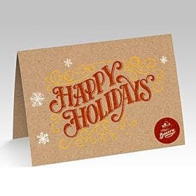 Brown Kraft Greeting Cards - Image 1