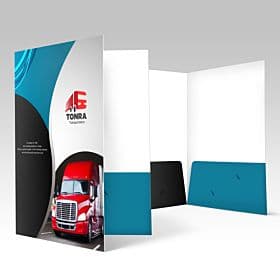 Glue-Less 9x12 Presentation Folders