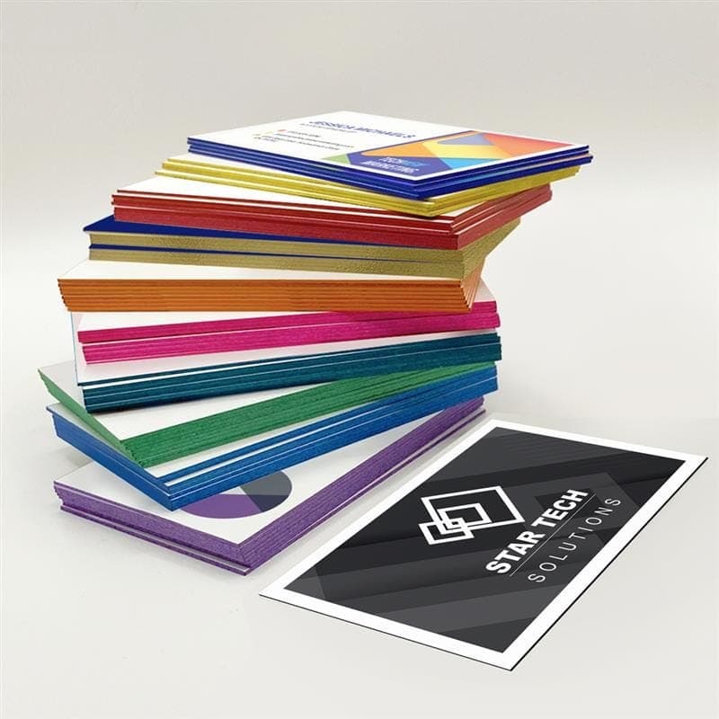 Painted Edge Business Cards - Image 1