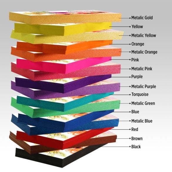 Painted Edge Postcards