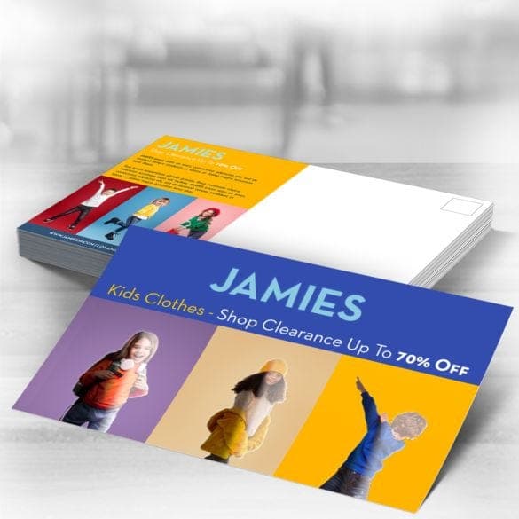 Raised Spot UV Postcards