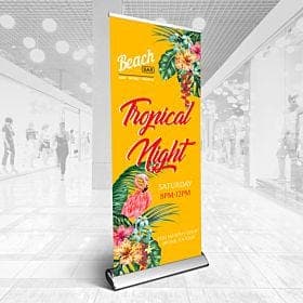 Deluxe Single-Sided Retractable Banner Stands